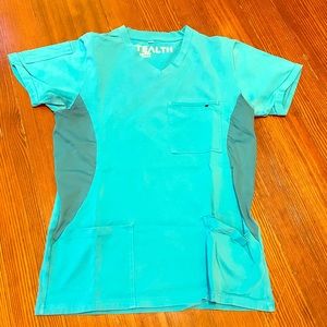 Benefit XS Stealth and Helix scrub tops Teal